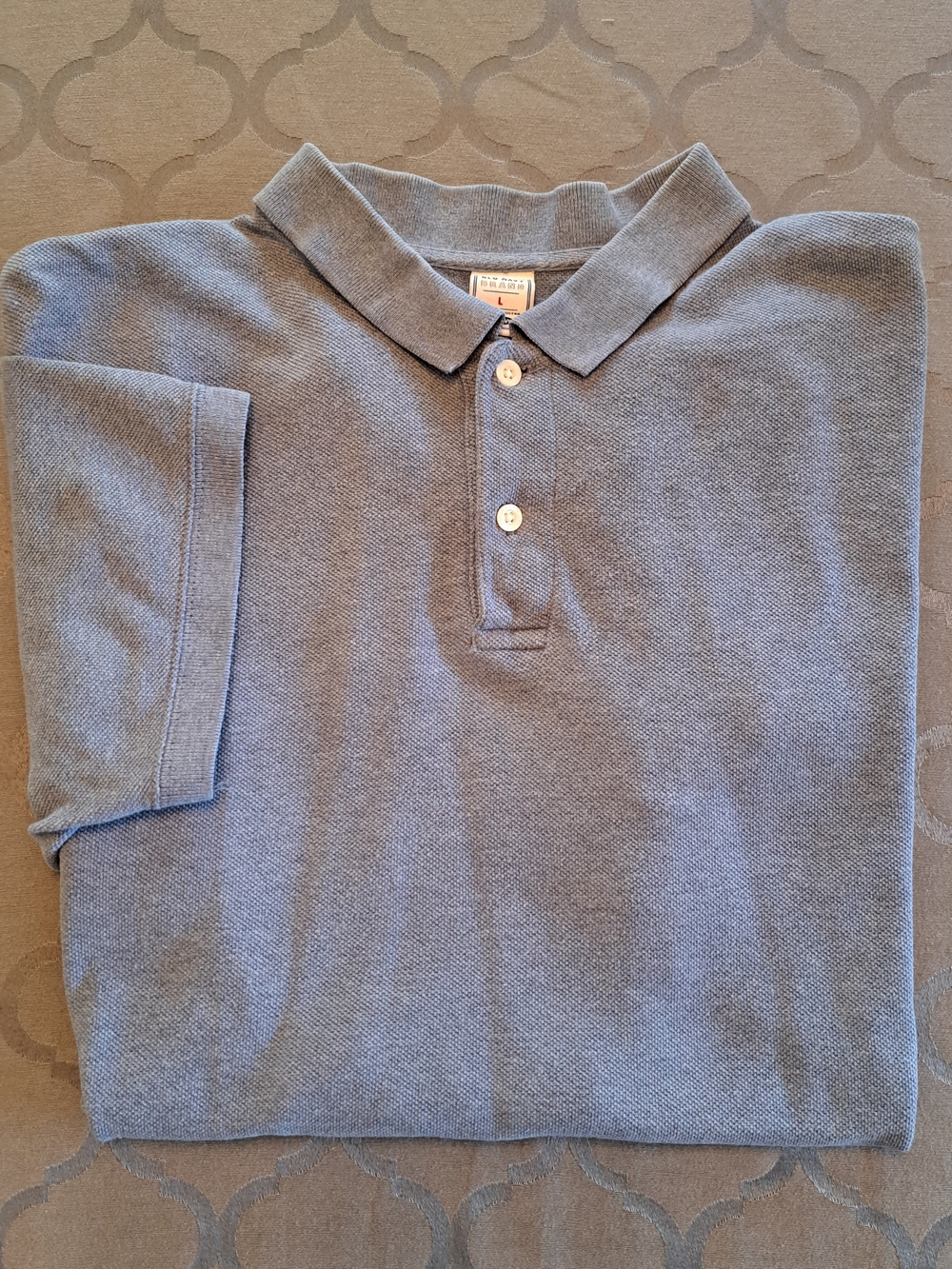 Y2K Men's Large Blue Vintage Old Navy Polo Shirt